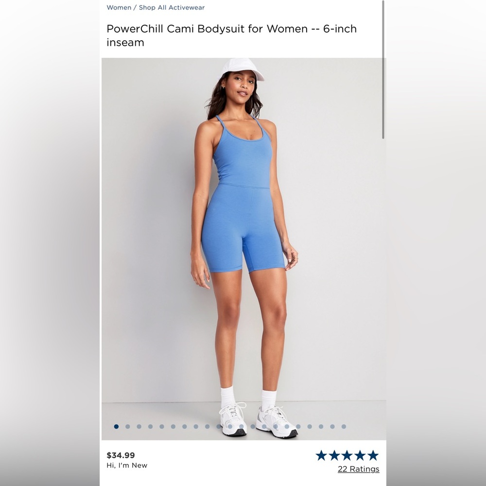 Old Navy • Powerchill Cami Bodysuit